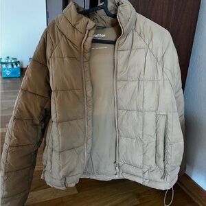Halfdays Women's Tan Puffer Jacket